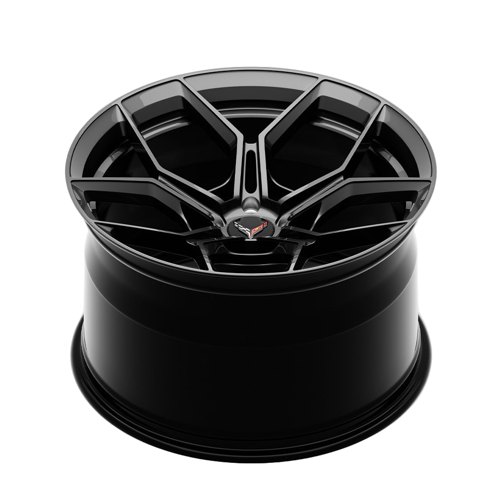 Blaque Diamond BD-F25 Gloss Black (C8 Z06 Corvette)