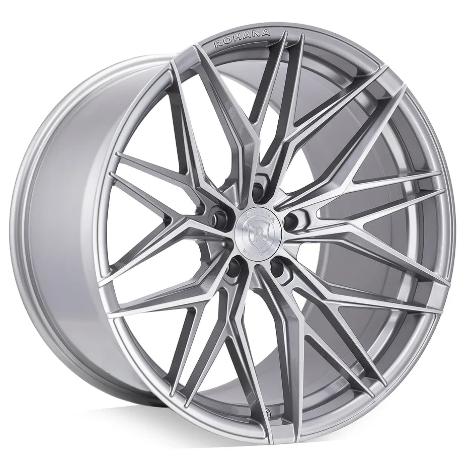 Rohana RFX17 Brushed Titanium C8 Corvette (20x9/21x12 Setup) Full