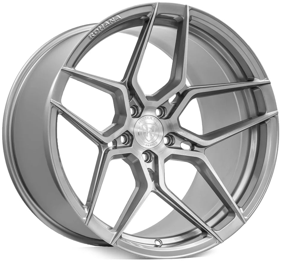 Rohana RFX11 Brushed Titanium C8 Corvette (20x9/21x12 Setup) Full