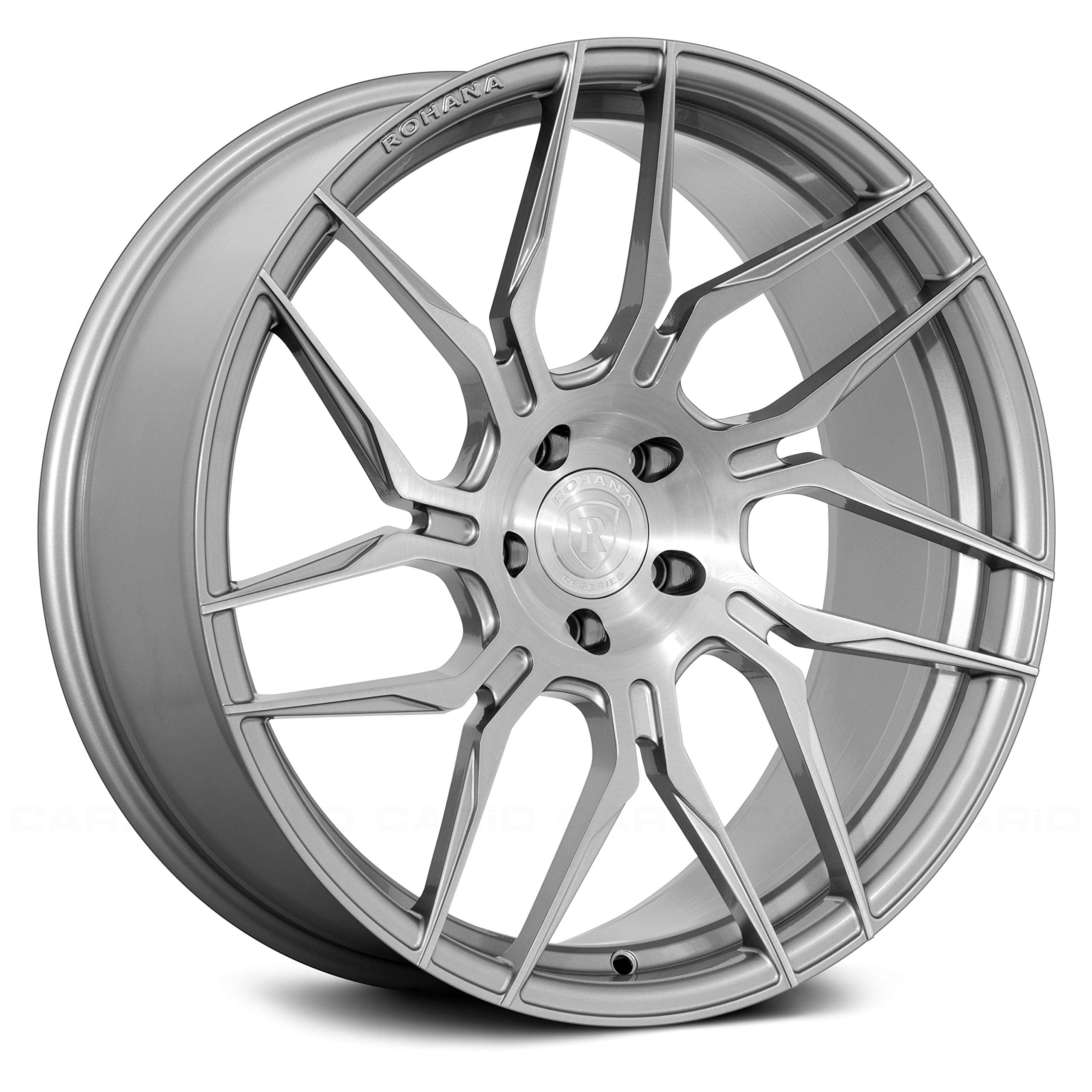 Rohana RFX7 Brushed Titanium Rotational Wheel Design