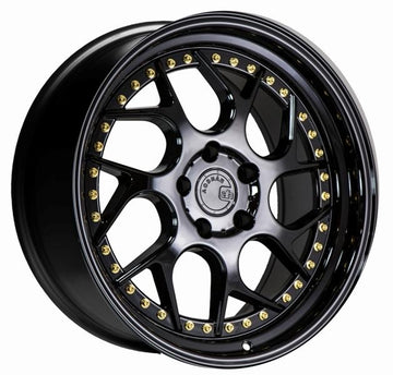 Aodhan DS01 Gloss Black (Gold Rivet)