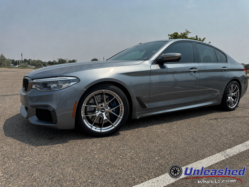2018 BMW M550i on ESR RF2 Chrome Wheels | G30 Fitment
