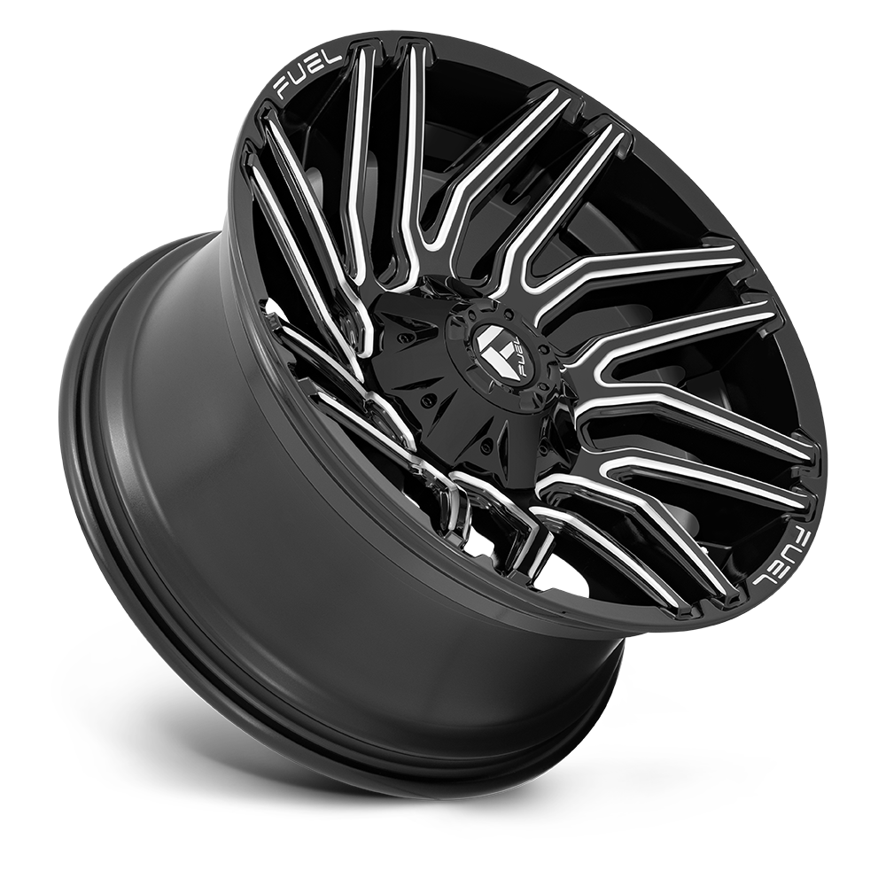Fuel Off-Road Typhoon Gloss Black Milled wheel - view 2