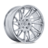 Fuel Off-Road Dynamo Gloss Silver Brushed w/ Chrome Lip wheel