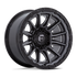 Fuel Off-Road Piston Matte Gunmetal w/ Gloss Black Lip wheel