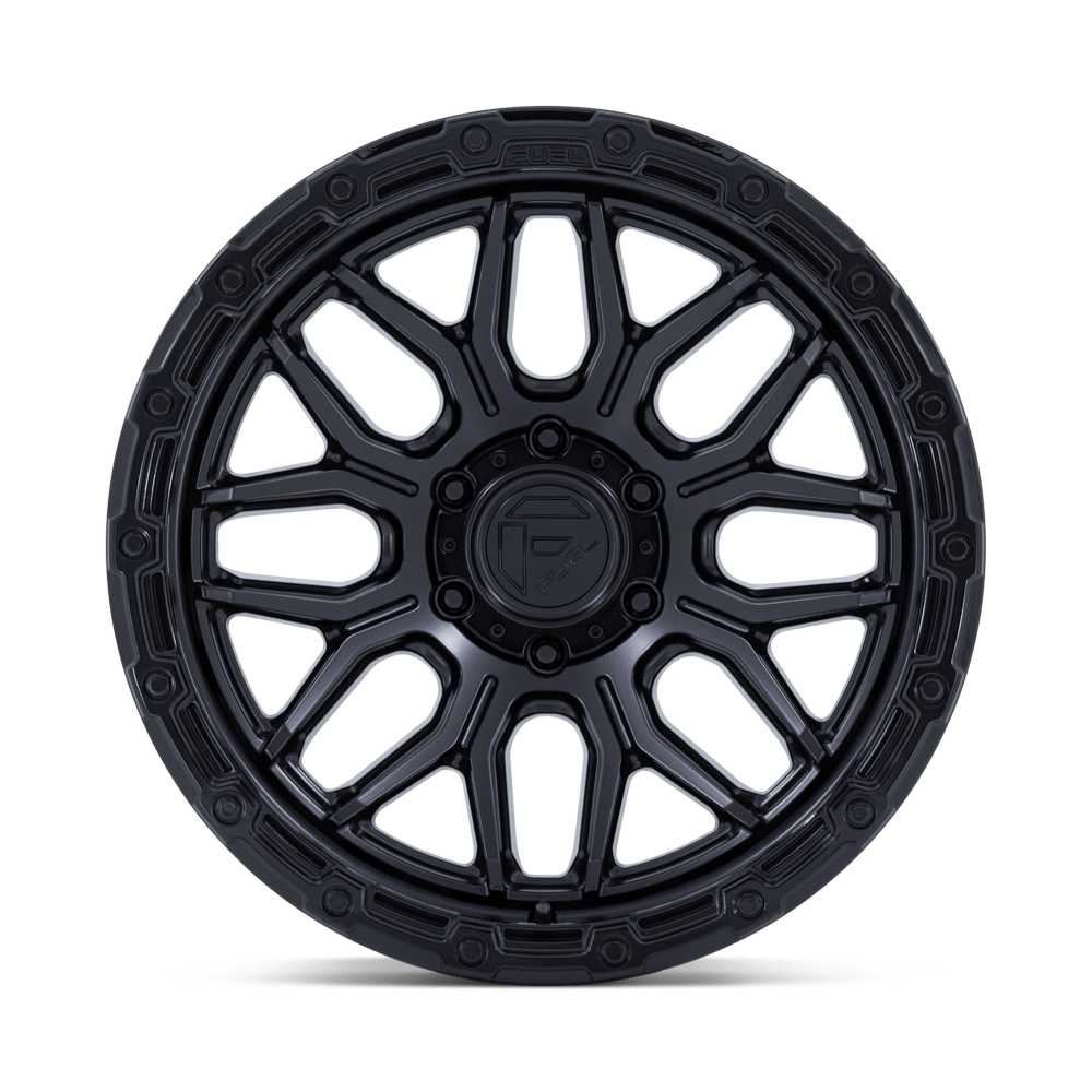 Fuel Off-Road Surge Matte Black w/ Gloss Black Lip wheel - view 3