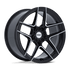 TSW Slipstream Gloss Black w/ Machined Face wheel