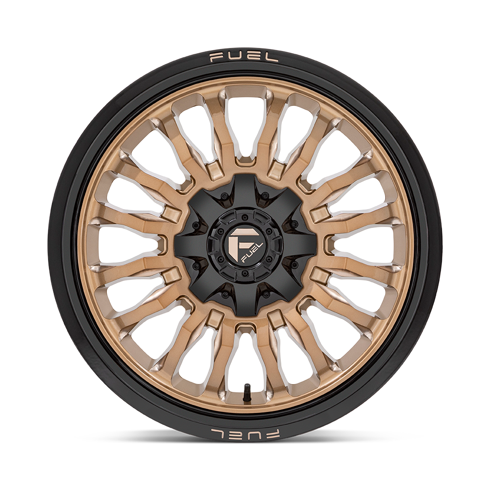 Fuel Off-Road Arc Platinum Bronze w/ Black Lip wheel - view 3