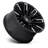 Fuel Off-Road Rebar Gloss Black Milled wheel - view 2