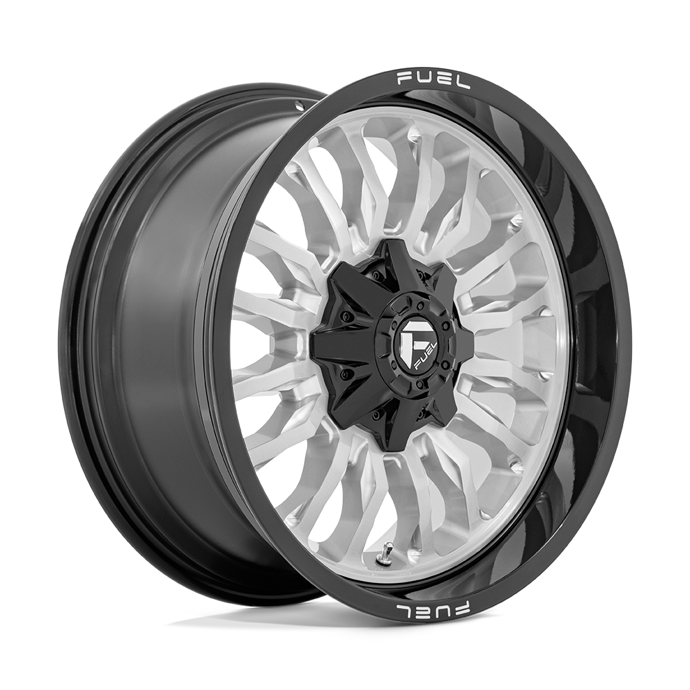 Fuel Off-Road Arc Silver Brushed Face w/ Black Lip wheel