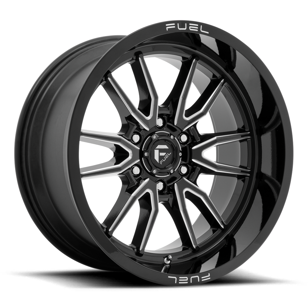 Fuel Off-Road Clash Gloss Black Milled wheel