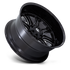 Fuel Off-Road Darkstar Gloss Black Milled wheel - view 2