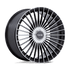 Niche Serene Gloss Black w/ Machined Face wheel