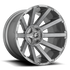 Fuel Off-Road Contra Brushed Gunmetal w/ Tinted Clear wheel