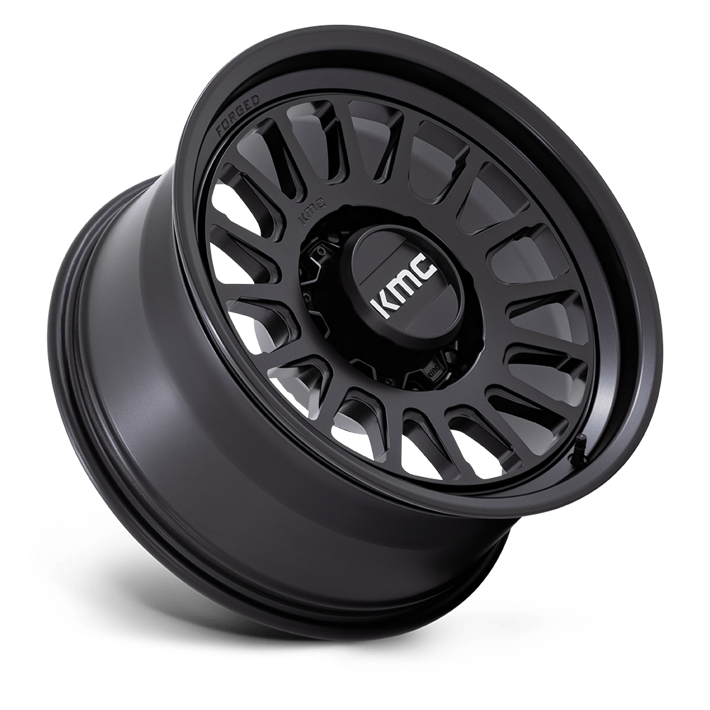 KMC KM447/KM452 Impact Forged Monoblock Satin Black wheel - view 2