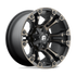 Fuel Off-Road Vapor Matte Black w/ Double Dark Tint wheel