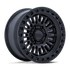 KMC KM554 Aztec Matte Black w/ Gloss Black Lip wheel