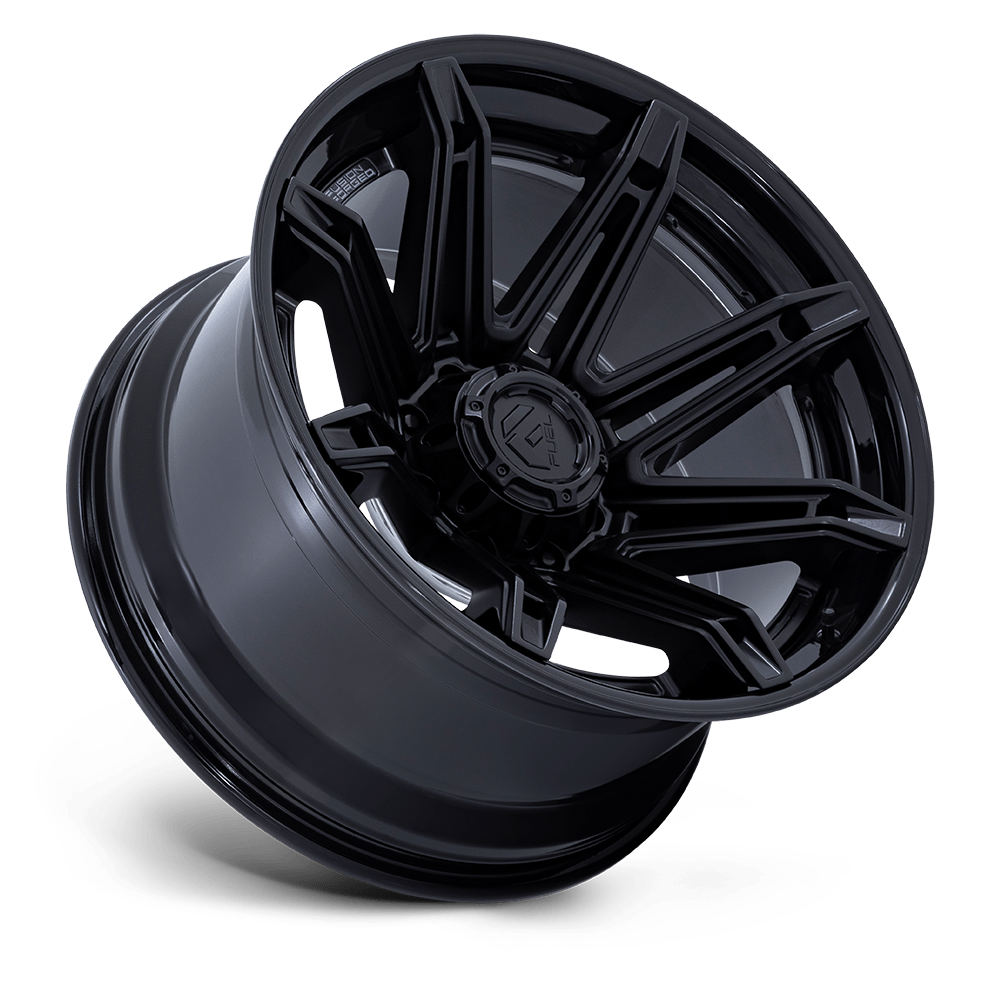 Fuel Off-Road Brawl Matte Black w/ Gloss Black Lip wheel - view 2