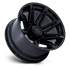 Fuel Off-Road Brawl Matte Black w/ Gloss Black Lip wheel - view 2
