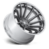 Fuel Off-Road Burn Platinum w/ Chrome Lip wheel - view 2