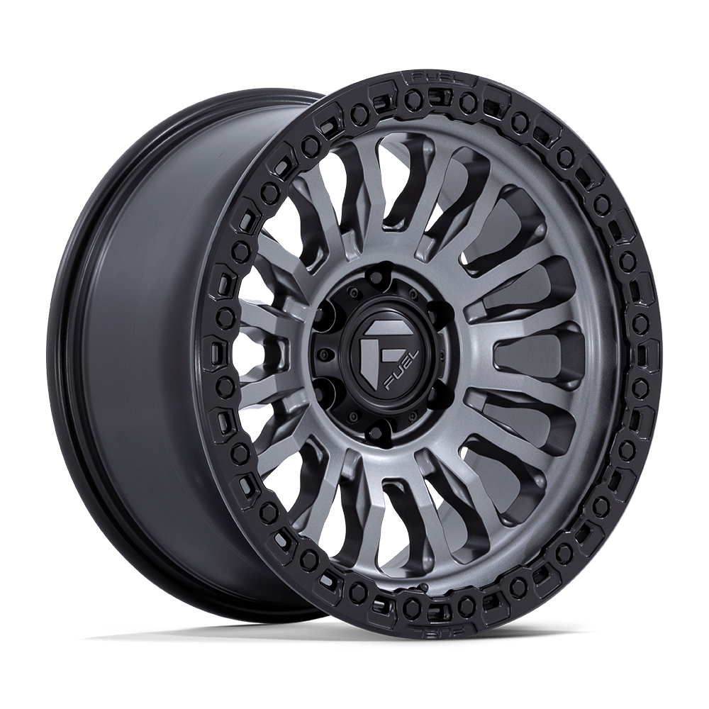 Fuel Off-Road Rincon Matte Gunmetal w/ Matte Black Lip wheel