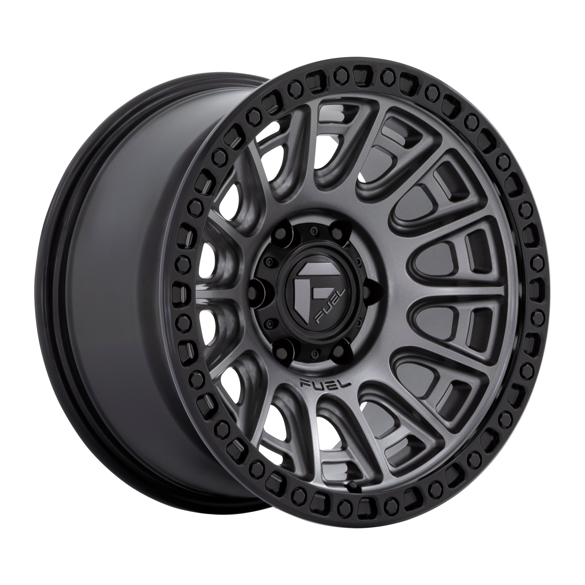 Fuel Off-Road Cycle Matte Gunmetal w/ Black Ring wheel
