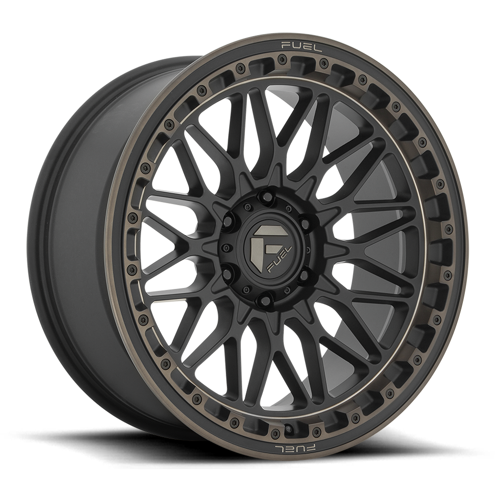 Fuel Off-Road Trigger Matte Black w/ Dark Tint wheel