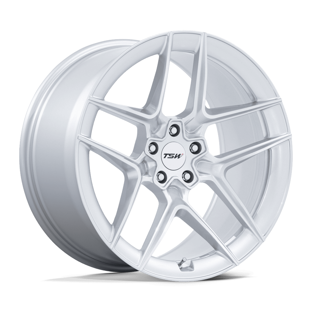 TSW Slipstream Gloss Silver w/ Machined Face wheel