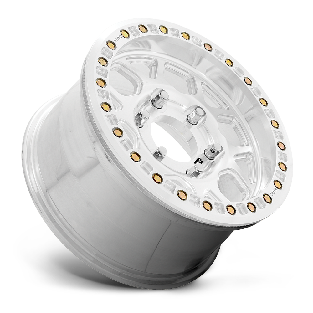 KMC KM444 Mesa Forged Beadlock Raw Machined wheel - view 2