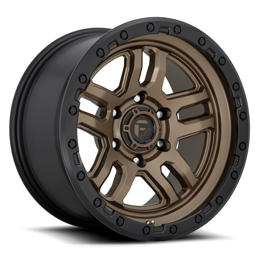 Fuel Off-Road Ammo Matte Bronze w/ Black Bead Ring wheel