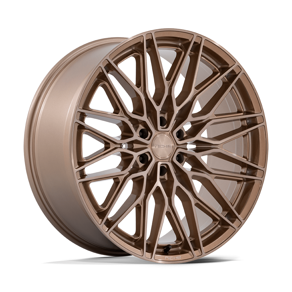 Niche Calabria 6 Platinum Bronze wheel