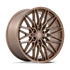 Niche Calabria 6 Platinum Bronze wheel