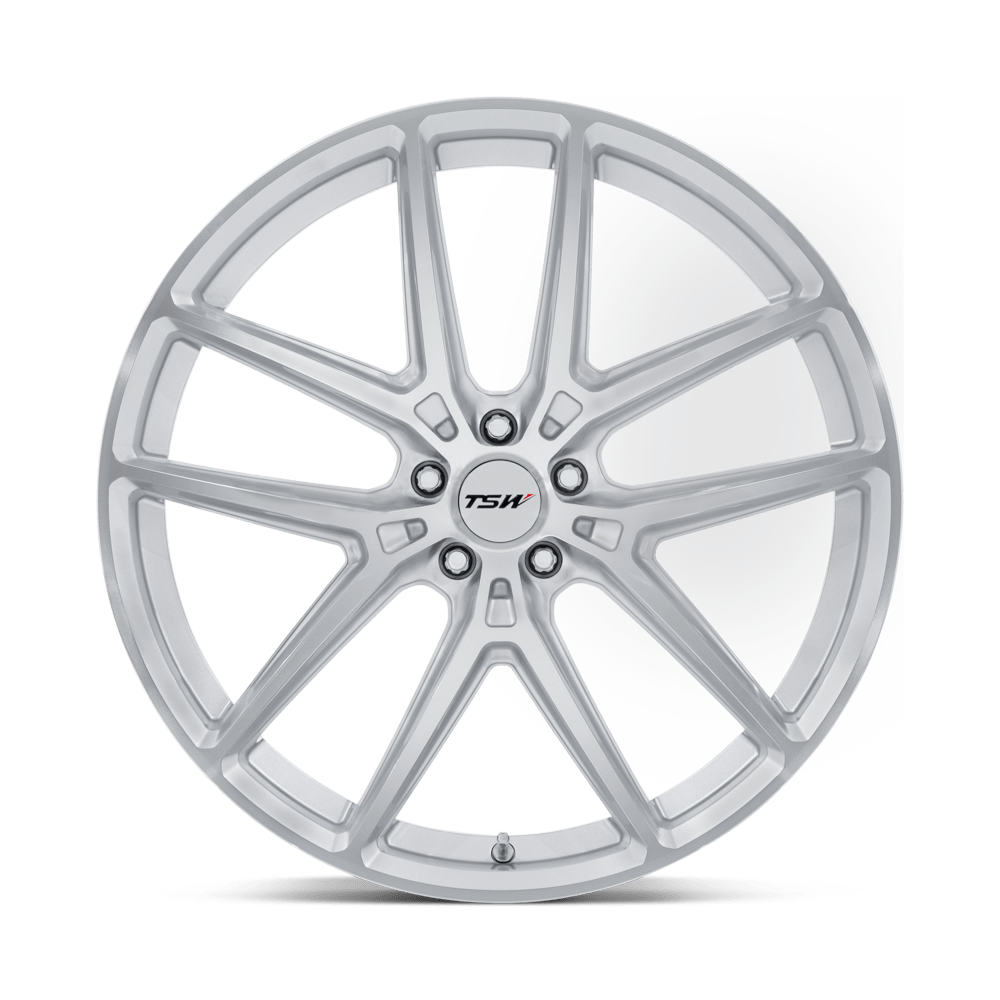 TSW Imola Gloss Silver w/ Machined Face wheel - view 3