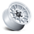 KMC KM729 Range Gloss Silver w/ Machined Face wheel - view 2