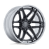 Fuel Off-Road Flight Gloss Gunmetal w/ Chrome Lip wheel