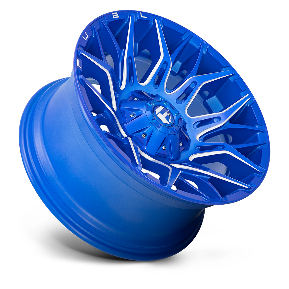 Fuel Off-Road Twitch Anodized Blue Milled wheel - view 2