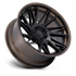Fuel Off-Road Dynamo Matte Black w/ Gloss Bronze Lip wheel - view 2