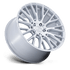 Rotiform LSE Gloss Silver w/ Machined Face wheel - view 2