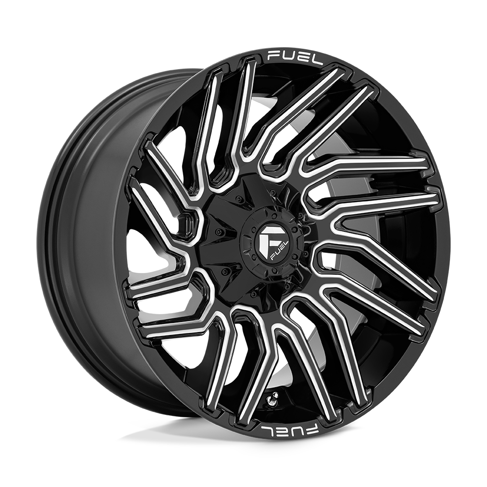 Fuel Off-Road Typhoon Gloss Black Milled wheel