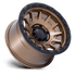 Fuel Off-Road Fortress Matte Bronze w/ Gloss Black Lip wheel - view 2