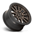 Fuel Off-Road Rebel Matte Bronze w/ Black Bead Ring wheel - view 2
