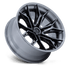 Fuel Off-Road Mutiny Gloss Black Brushed Dark Tint wheel - view 2