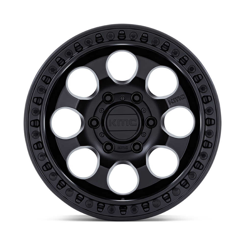 KMC KM550 Riot SBL Satin Black wheel - view 3
