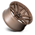 Fuel Off-Road Flux Platinum Bronze wheel - view 2