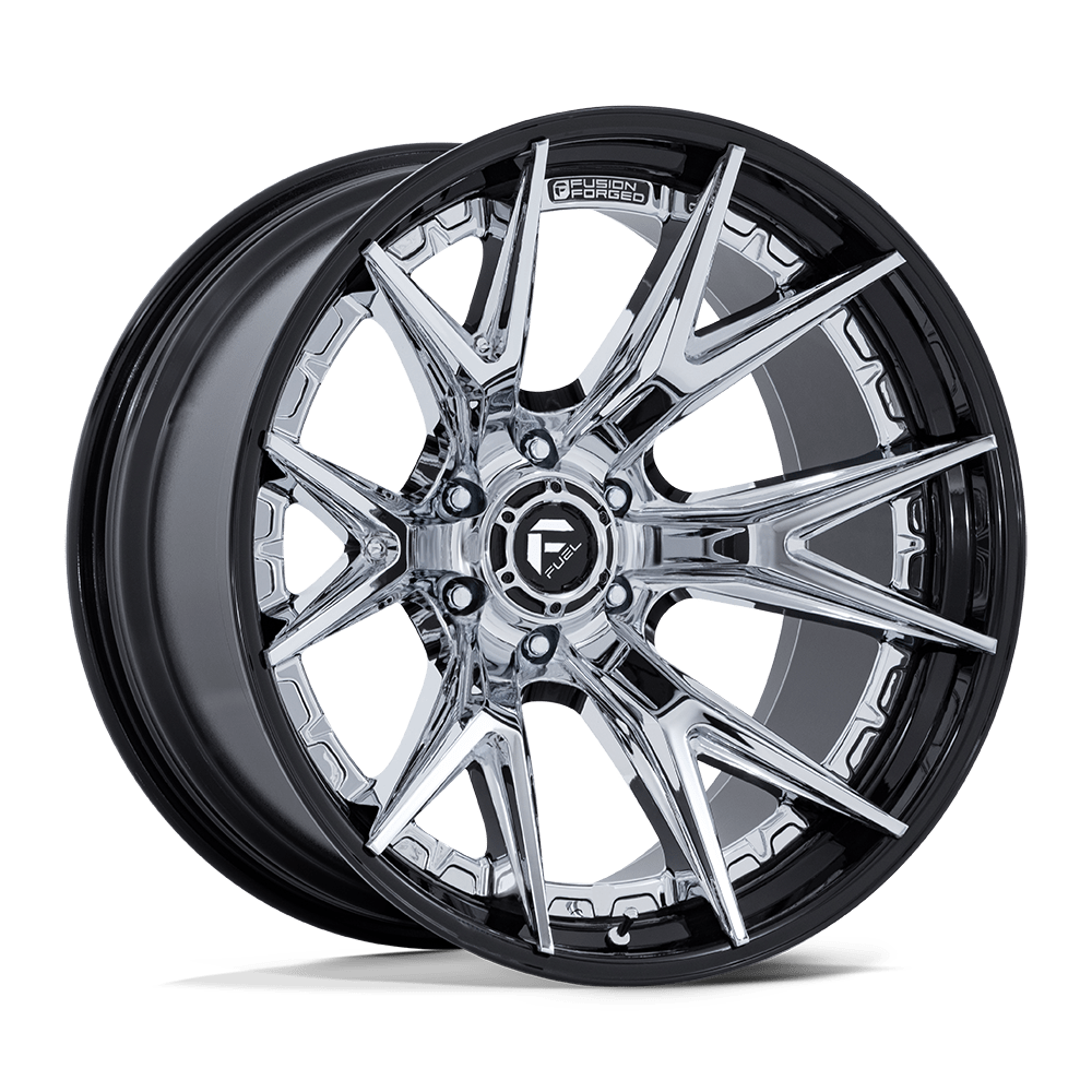 Fuel Off-Road Catalyst Chrome w/ Gloss Black Lip wheel