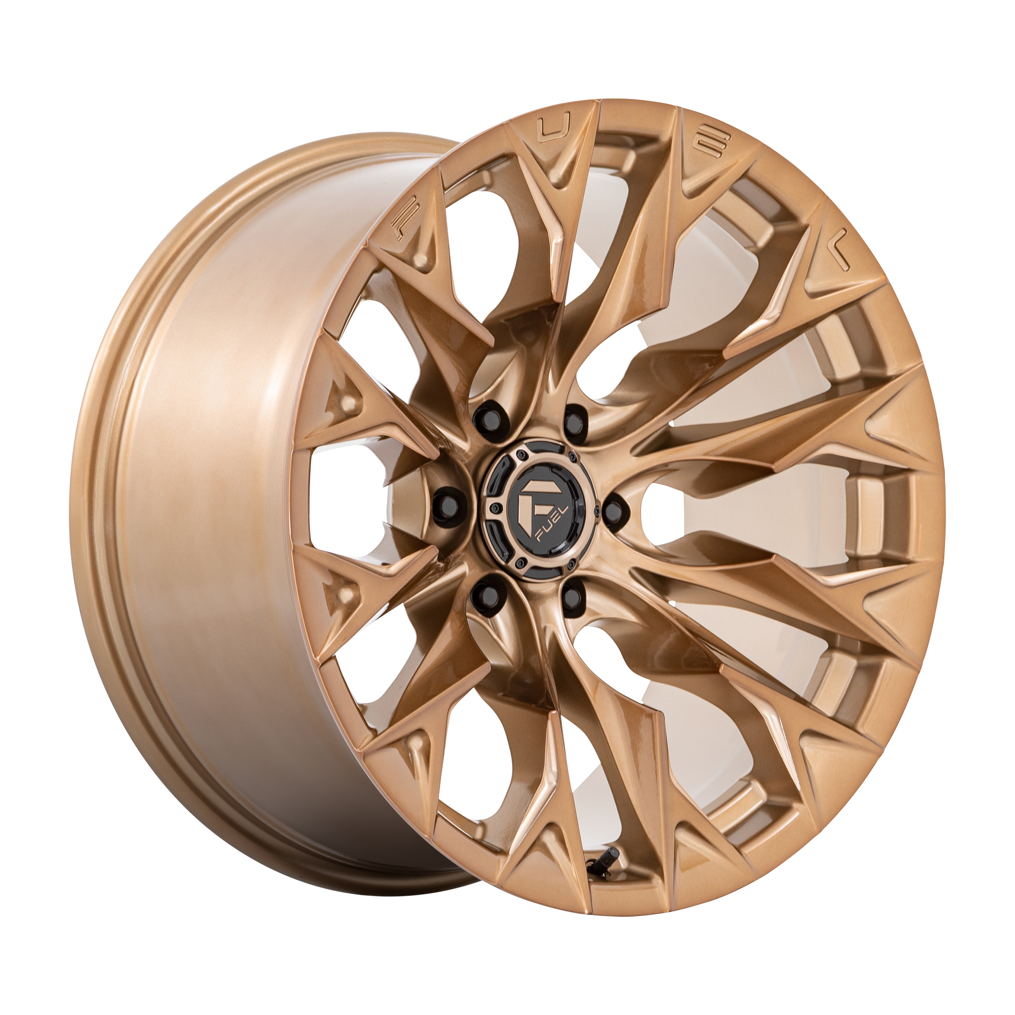 Fuel Off-Road Flame Platinum Bronze wheel