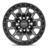 KMC KM718 Summit Satin Black w/ Gray Tint wheel - view 3