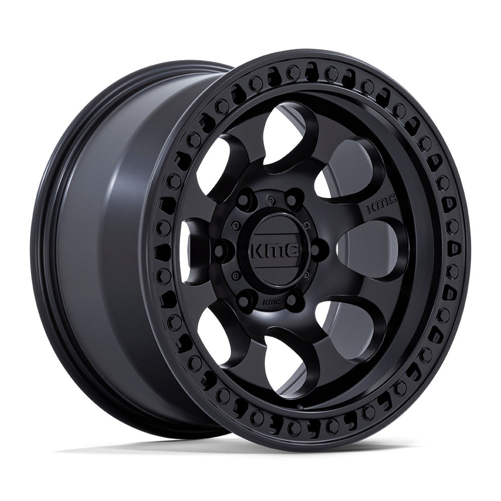 KMC KM550 Riot SBL Satin Black wheel