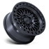 KMC KM554 Aztec Matte Black w/ Gloss Black Lip wheel - view 2