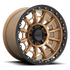 KMC KM547 Carnage Matte Bronze w/ Black Lip wheel